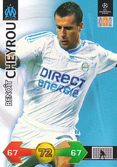 Benoit Cheyrou Olympique Marseille 2009/10 Panini Super Strikes CL #237